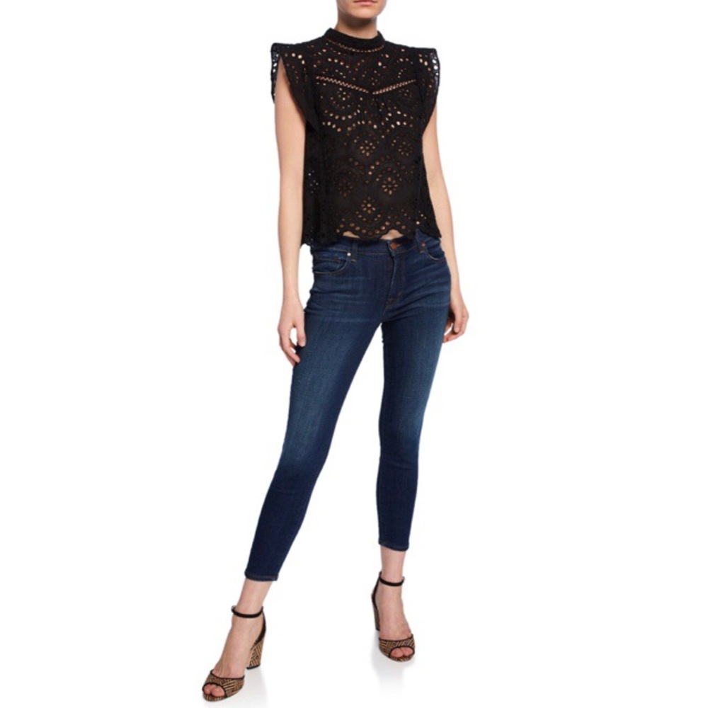 J Brand Cropped Jeans 835 Pure Mid Rise Stretch